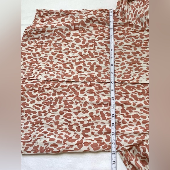 Reiss leopard print long sleeve button front blouse - Picture 10 of 12